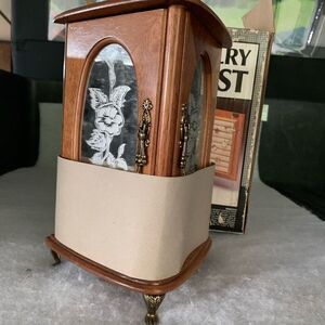 Vintage London Leather Rebecca Jewelry Box 1985